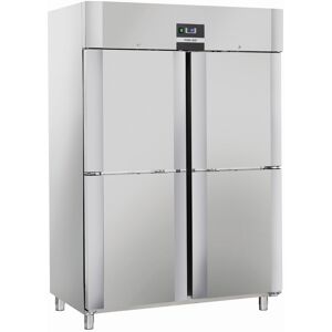 CoolHead Armadio Refrigerato Ventilato Porta Doppia a 4 Ante QRM14 -2° +8°C GN 2/1