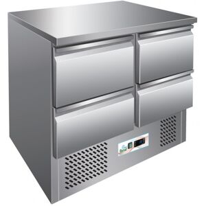 FORCAR Saladette Refrigerata S901-4D 4 Cassetti Cm 90 x 70 x 87 h - Temp. +2° +8°