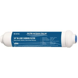 Filtro In Linea A Carbone 2x10" Micron 5 - T33 Filtri Acqua Italia®