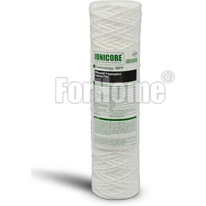 Ionicore Cartuccia Filtro Sedimento Polipropilene Avvolto 9-3/4" 1 Micron (Adatt