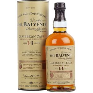 William Grant The Balvenie 14 Years Old Caribbean Cask Malt Scotch Whisky 70cl (Astucciato)