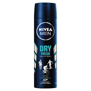 NIVEA - MEN DRY FRESH DEODORANTE SPRAY Creme corpo 150 ml male