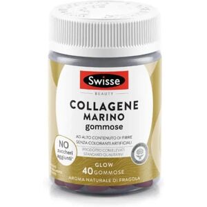 SWISSE Collagene Marino 40 Gommose Aroma Naturale Di Fragola