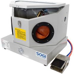 Sabbiatrice da banco professionale SOGI S-30 - 32 L - cabina di sabbiatura 410x310x195 mm - con accessori