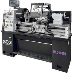 Tornio parallelo per metalli SOGI M5.5-1000D PB 52mm - visualizzato 3 assi - Semi-Norton 400x1000mm