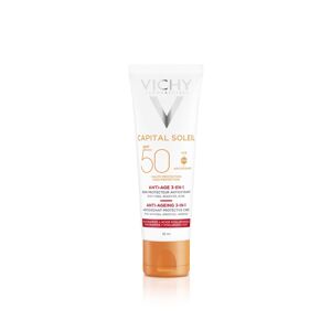 Vichy Crema Viso Anti-età 3 In 1 Abbronzatura Intensa Spf 50 50ml