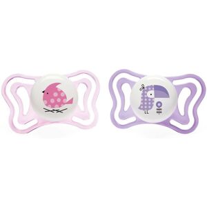 Chicco Succhietto Light Girl Silicone 2-6 Mesi 2 Pezzi