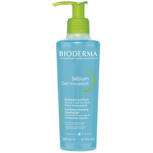 Bioderma Sebium Gel Moussant Gel Detergente Purificante Pelle Mista Grassa 200ml