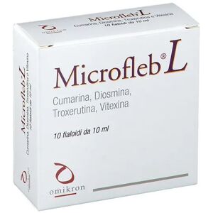 Microfleb L Integratore Sistema Linfatico 10 Fialoidi 10ml