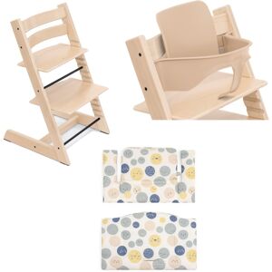 Stokke Promo Tripp Trapp con Cuscino e Baby Set Natural - Soul System