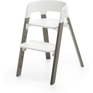 Stokke Steps Seggiolone Bianco - Hazy Grey