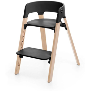 Stokke Steps Seggiolone Nero - Naturale