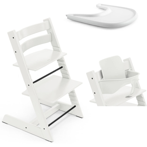 Stokke Promo Tripp Trapp e Vassoio con Baby Set OMAGGIO White - White