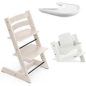 Stokke Promo Tripp Trapp e Vassoio con Baby Set OMAGGIO Whitewash - White