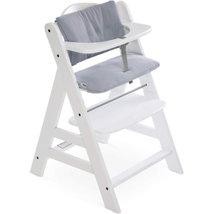 Hauck Cuscino per Seggiolone Alpha+ e Beta+ Stretch Grey