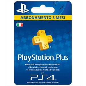 Sony Playstation Plus Card 3 Mesi