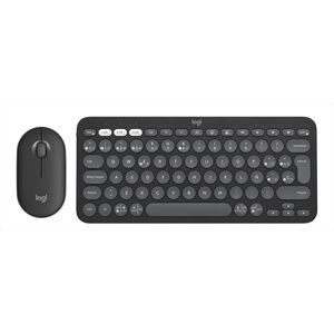 Logitech Tastiera + Mouse Pebble 2 Combo-graphite