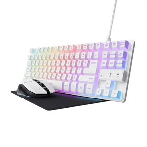 Trust Tastiera + Mouse Gxt794w 3-in-1 Bundle-white