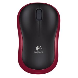 Logitech Wireless Mouse M185-rosso