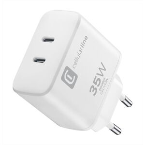 Cellular Line Caricatore Da Rete Achiphusb2pd35ww-bianco