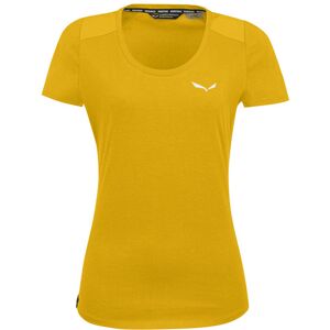 Salewa W Alpine Hemp Graphic S/S - T-shirt - donna Yellow/White I38 D32