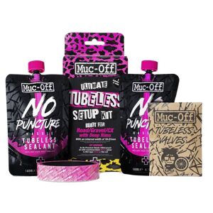 Muc-Off Tubeless Kit Road 44 mm - kit tubeless Black/Pink