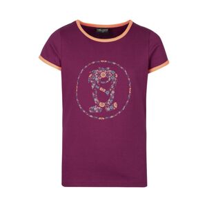 Trollkids Flower Troll T - T-shirt - bambina Dark Pink/Orange 152