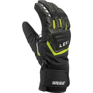 Leki Worldcup S Junior - guanti da sci - bambino Black/Yellow 6