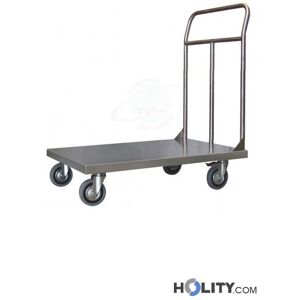 Carrello Trasporto Casse In Acciaio Inox H55_62