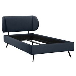 Guido Maria Kretschmer Home&Living Gestoffeerd bed Swantje in 3 breedten en 4 kleuren blauw