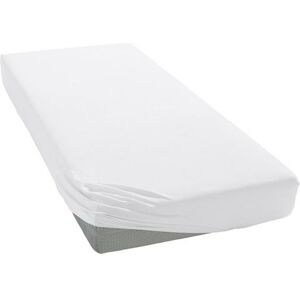 Cinderella Hoeslaken Jersey in mt. 90x200, 140x200 of 180x200 cm, voor topmatras (1 stuk) wit 180 cm x 210-220 cm