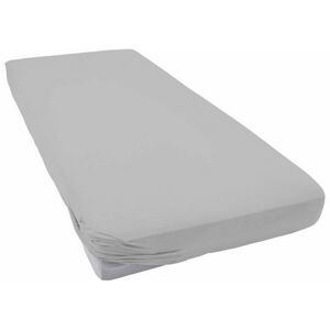 Cinderella Hoeslaken Jersey in mt. 90x200, 140x200 of 180x200 cm, voor topmatras (1 stuk) grijs 160 cm x 210-220 cm