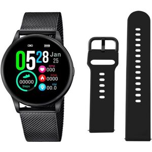 Lotus Smartwatch Smartime, 50002/1 (3-delig, Met wisselband van zacht silicone en oplaadkabel) zwart