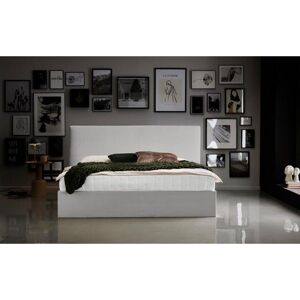 ATLANTIC home collection Bedframe Melody met bedkist en lattenbodem grijs Cord