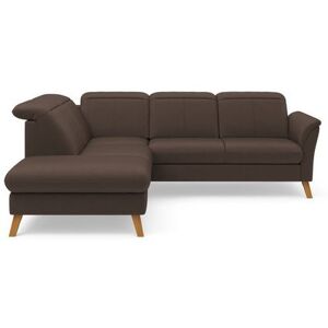 sit&more Hoekbank Romero naar keuze met of zonder tv-functie, slaapfunctie, bedkist Luxe-microvezel ALTARA NUBUCK®