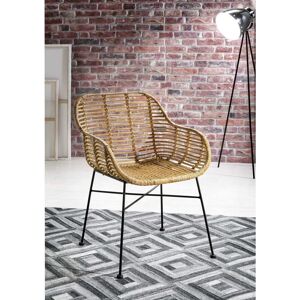 SIT Rotanstoel Rotan vintage met armleuningen, shabby chic, vintage (set, 2 stuks) beige