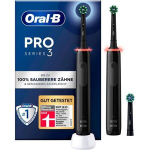 Oral B Elektrische tandenborstel Pro 3 3900 Dubbelpak 3 reinigingsstanden zwart