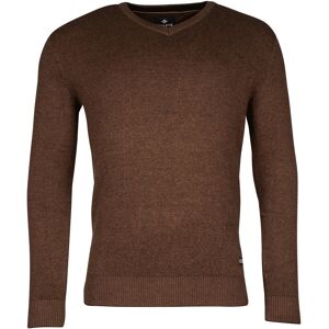 Baileys Trui Cotton V-Neck Allover 2-Tone Bruin / male