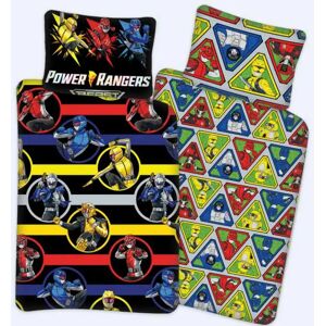 Power Rangers Power Ranger Peuterdekbedovertrek 100 x 140 cm - Katoen Roze
