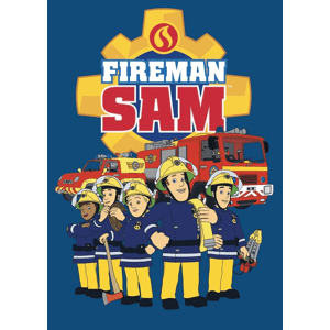 Brandweerman Sam Brandweerman fleece plaid - 100 x 140 cm multicolor