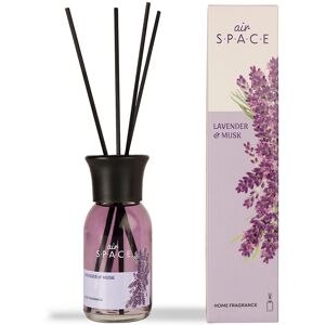 Air Space - Parfum - Geurstokjes - Huisgeur - Huisparfum - Lavender & Musk - Rond - 100ml