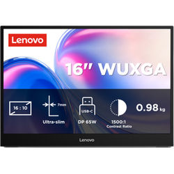 Lenovo L16 - 16 Inch Wuxga 1920 X 1200 Pixels Ips (in-plane Switching)