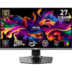 MSI Mag 272up Qd-oled X24 - 26.5 Inch Ultra Hd 4k 3840 X 2160 Pixels Oled (organic Light-emitting Diode)