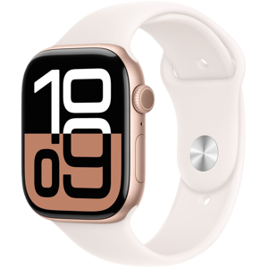 Apple Watch Series 10 GPs + Cellular 42mm Light Blush Sport Band S/m Smartwatch Rose Gold