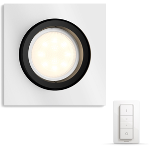 Philips Hue Hue Milliskin Spotlamp Vierkant 5.5 W Inclusief Dimmer Aluminium