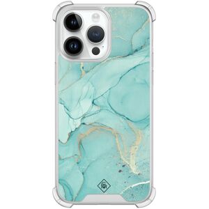 Casimoda iPhone 14 Pro Max shockproof hoesje - Touch of mint