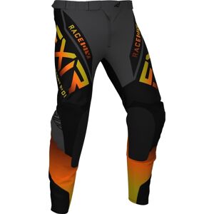 FXR Helium MX Gear Motorcross Broek - Zwart Oranje