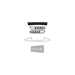 SHAD SH46 "" STICKERS