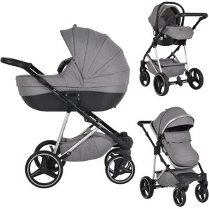 Cangaroo Florence Grey 3-in-1 Kinderwagen incl. Autostoel 109996