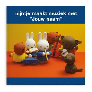 YourSurprise Boek met naam - nijntje maakt muziek - Hardcover